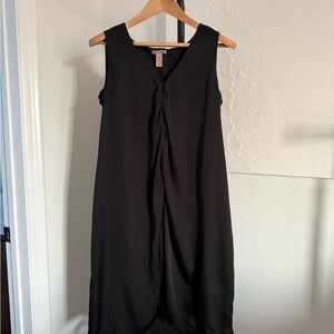 H&M Black Sleeveless V-Neck Midi Sundress. New Size 10.